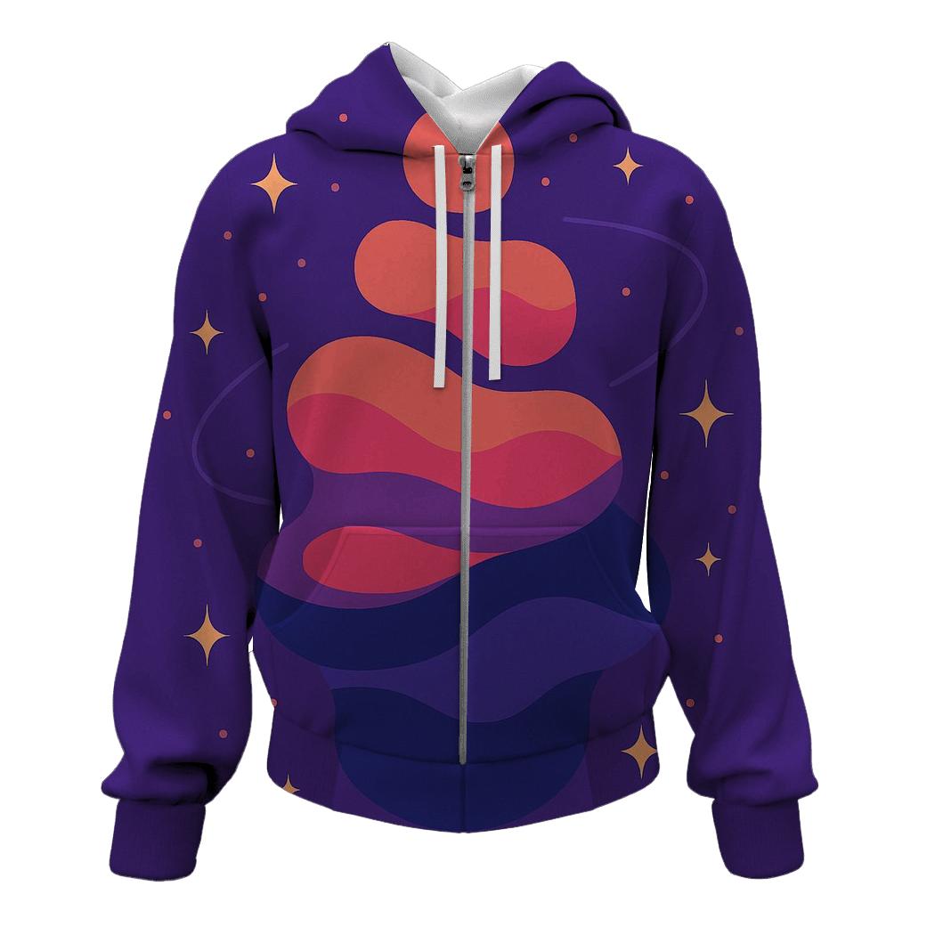 Cosmic Lava Lamp Layers pullover hoodies