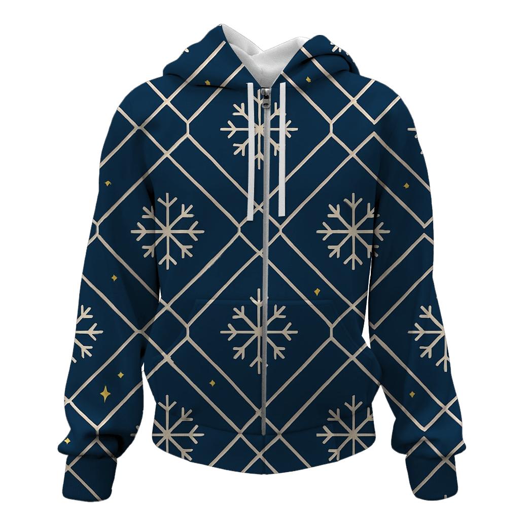 Snowflake Constellation Lattice heavyweight hoodies