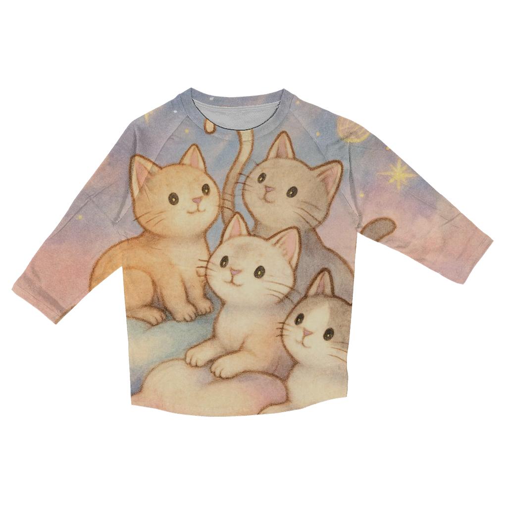 Cloud Pillow Starwatch Kittens personalized 3/4 sleeve tees