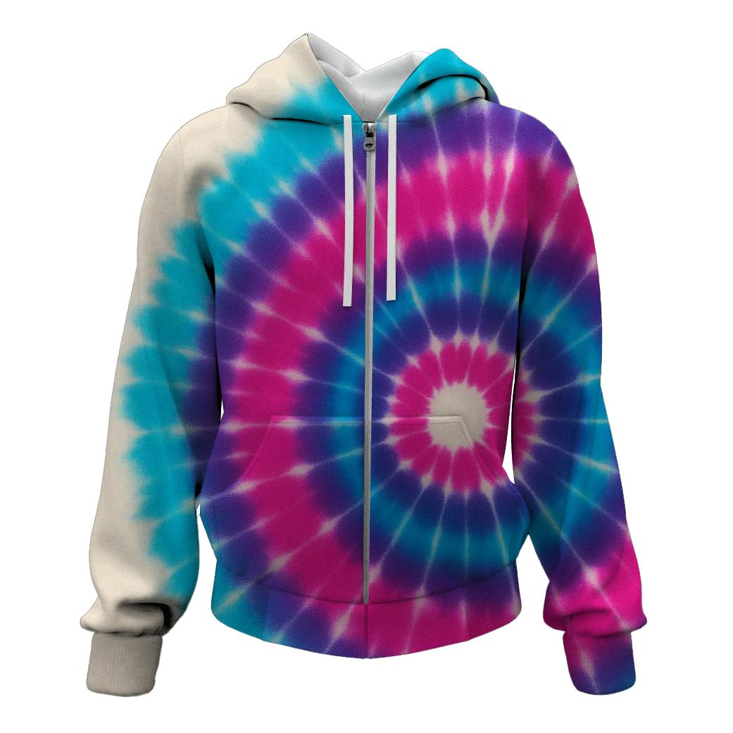 Quasar Bullseye Offset Halo embroidered hoodies