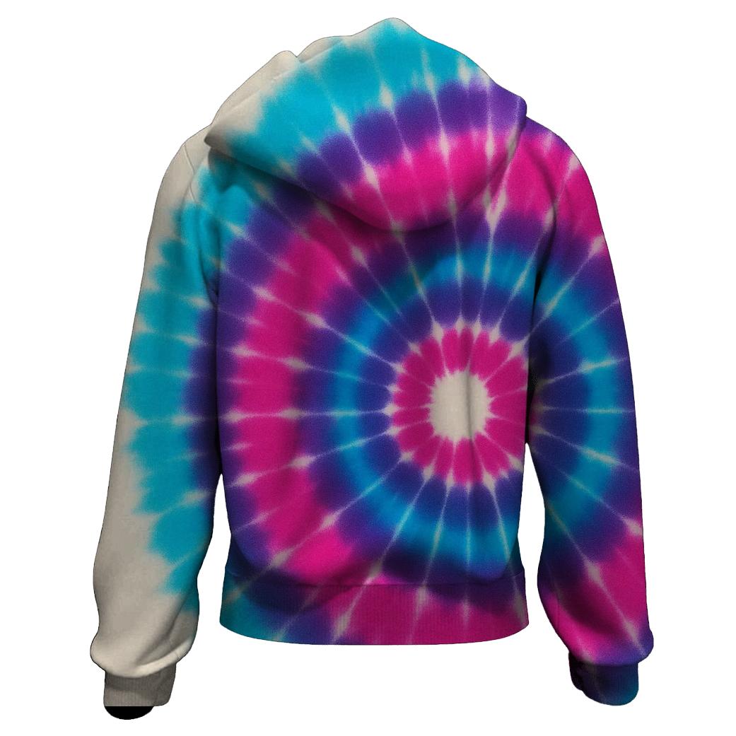 Quasar Bullseye Offset Halo embroidered hoodies