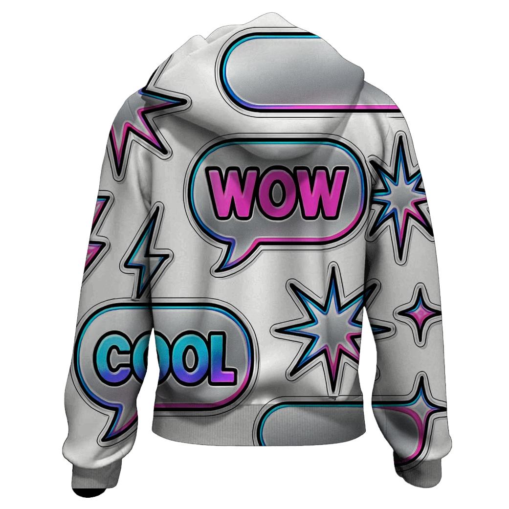 Chrome Starburst Sticker Sheet hoodie trends