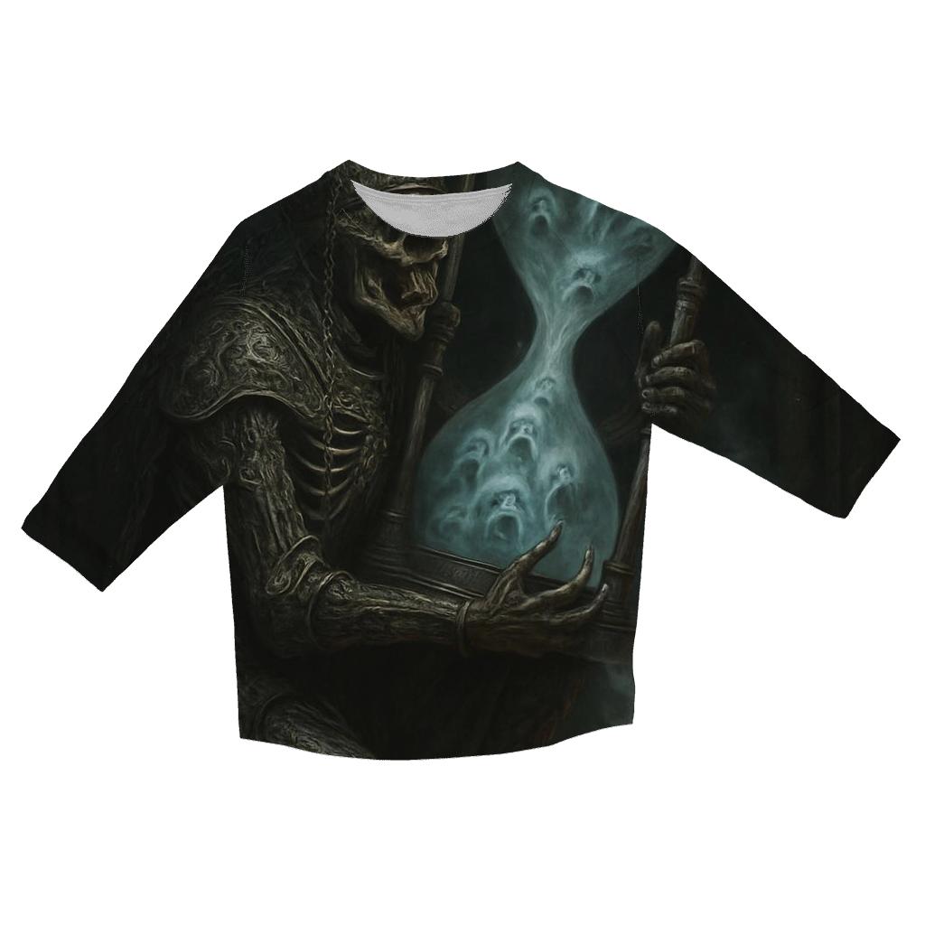 Hourglass Of The Ashbound Kings trendy 3/4 sleeve tops