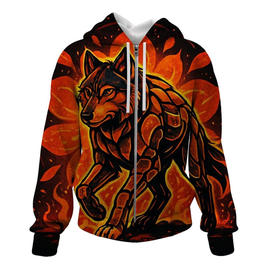 Sunforge Ember Pelt zip-up hoodies