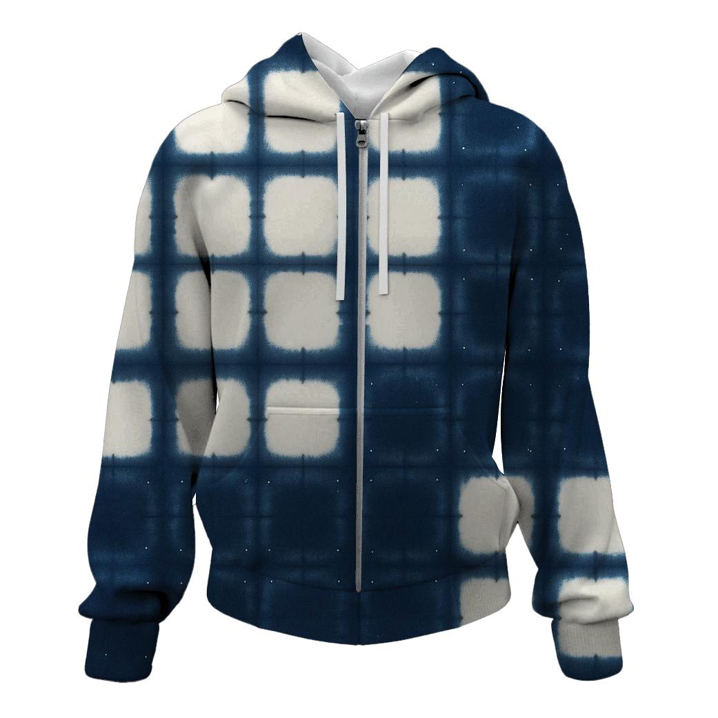 Itajime Star Map Clamp Grid hoodie styles