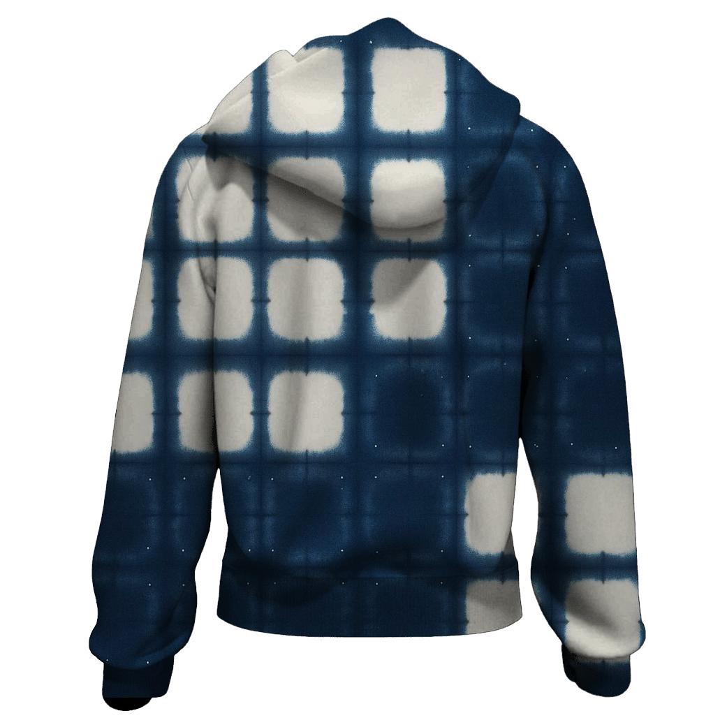 Itajime Star Map Clamp Grid hoodie styles