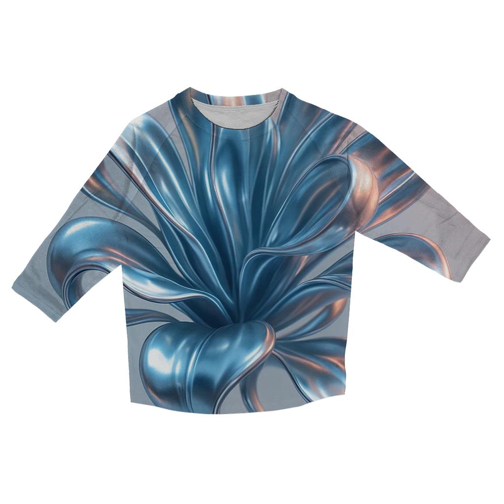 Chrome Mirage Bloom cotton quarter sleeve shirts