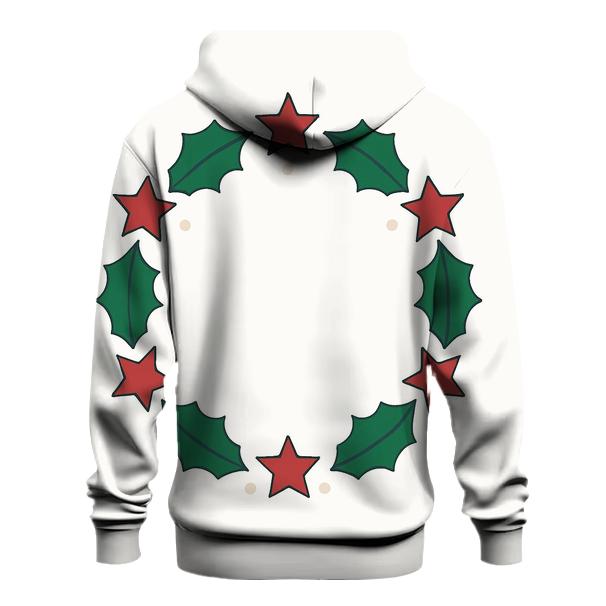 Starlit Holly Orbit Wreath hoodies fashion