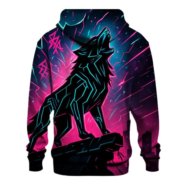 Neon Rift Street Howl lightweight hoodies