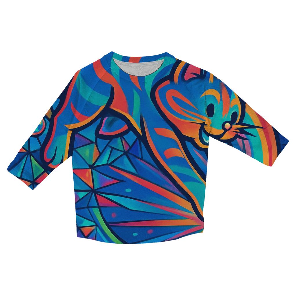 Kaleidoscope Dream Pounce custom 3/4 sleeve shirts