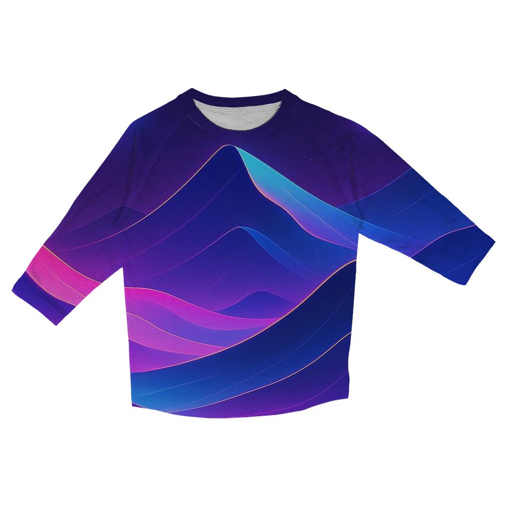 Neon Drift Atlas fashion 3/4 sleeve shirts