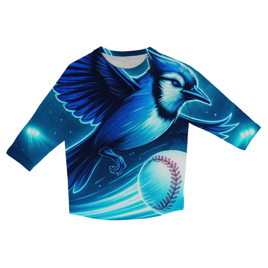 Blue Jays Aurora Diamond Surge casual three quarter sleeve shirts