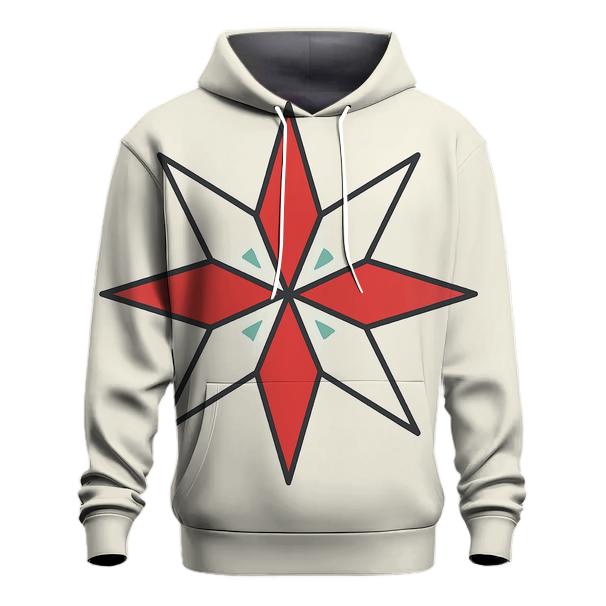 Candy Cane Starburst Rays hoodie trends