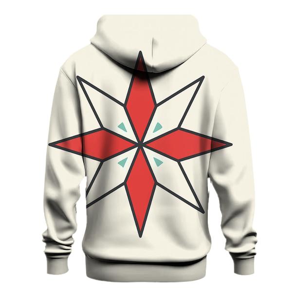Candy Cane Starburst Rays hoodie trends