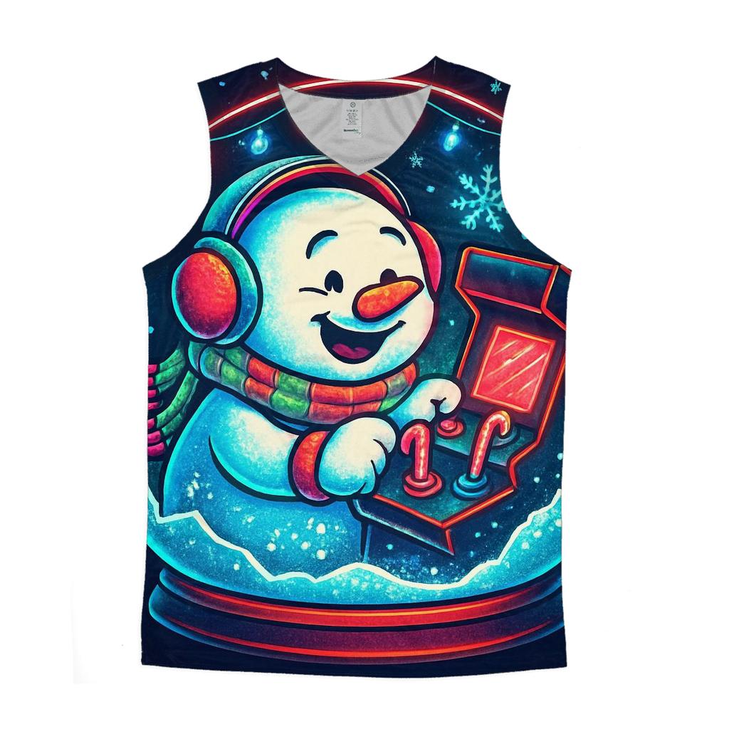 Snow Globe Arcade Chaos stylish racerback tanks