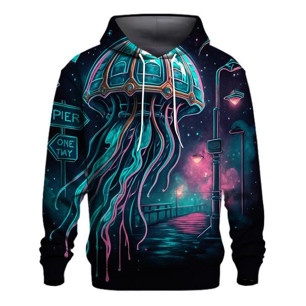 Clockwork Jellyfish Parade heavyweight hoodies