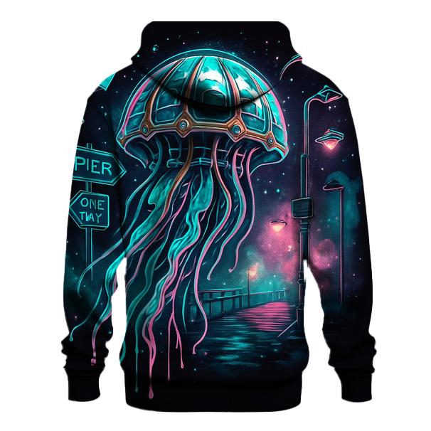 Clockwork Jellyfish Parade heavyweight hoodies