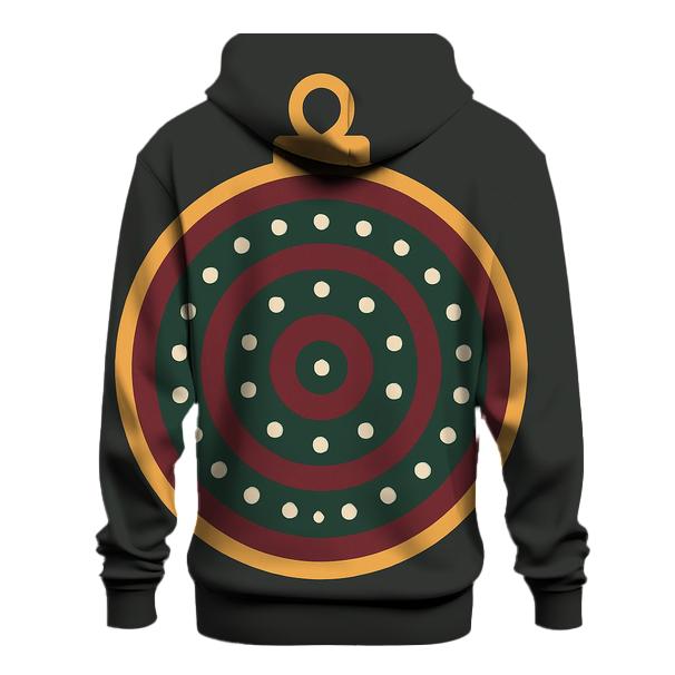 Golden Ornament Mandala Rings designer hoodies
