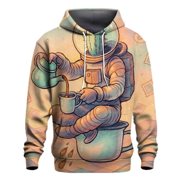 Cactus Astronaut Tea Break hoodie styles