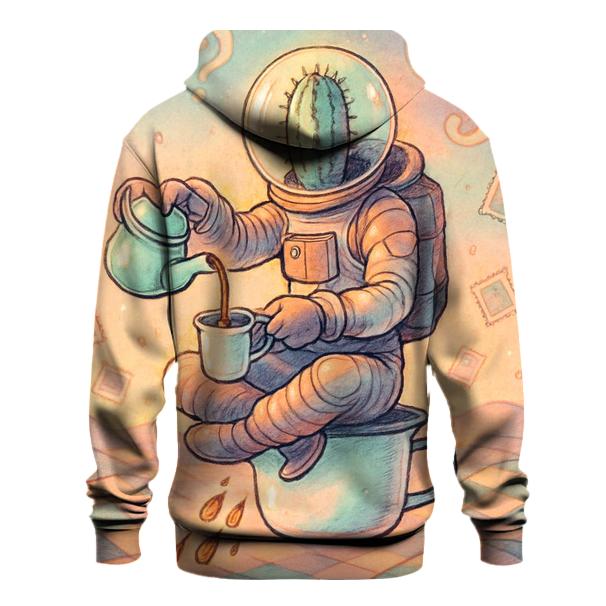 Cactus Astronaut Tea Break hoodie styles