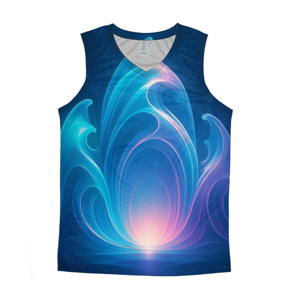 Prismatic Tide Cathedral stylish racerback tanks