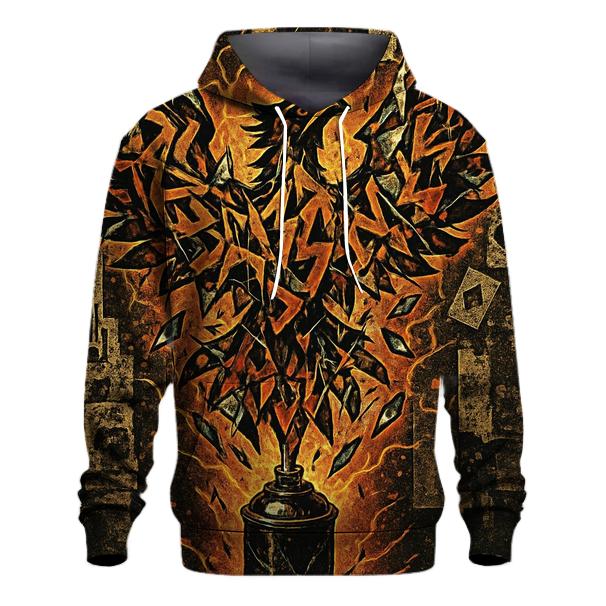 Graffiti Phoenix Of Broken Glass hoodie trends