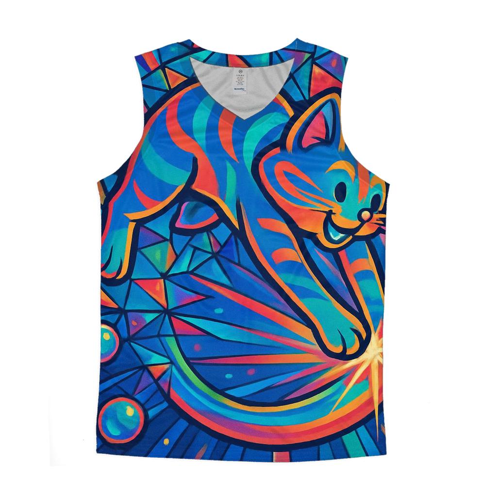 Kaleidoscope Dream Pounce personalized athletic tanks