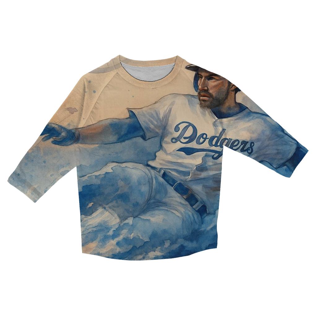 Watercolor Rally Through The Blue Haze personalized 3/4 sleeve tees