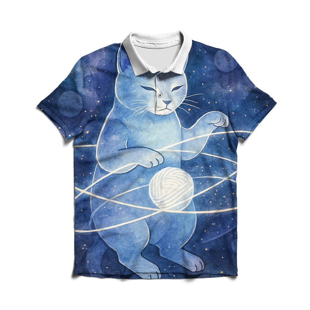 The Orbital Yarn Architect casual sports polo shirts