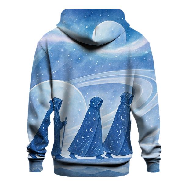 Frost Halo Caravan Under The Aurora Nebula hoodies fashion