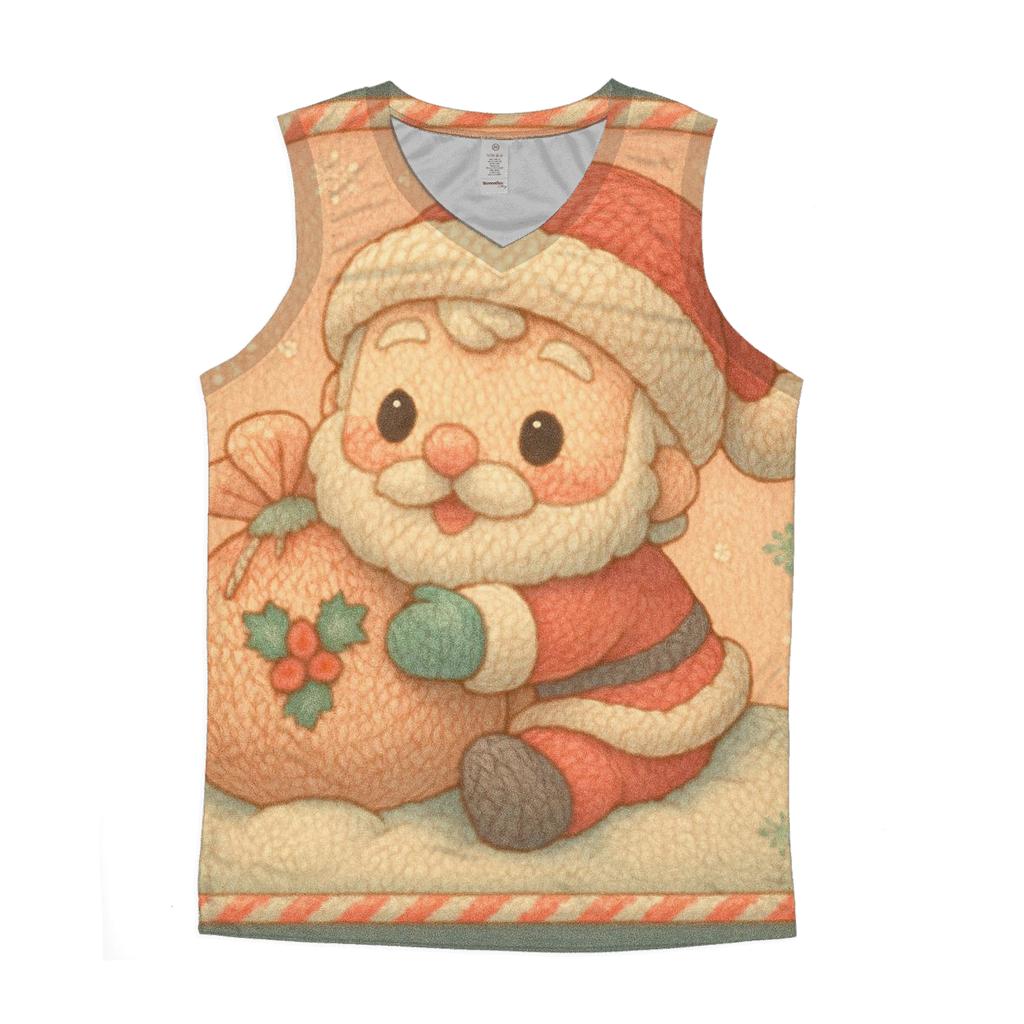 Knitted Candy Cane Santa Cozy Charm designer workout tanks