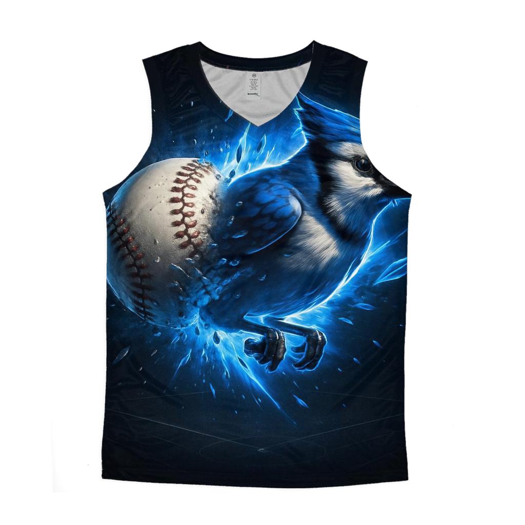 Midnight Flight Breakthrough Blue Jays cotton sleeveless tops