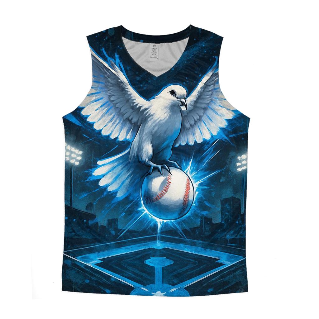 Graffiti Flight Above The Diamond casual summer tank tops