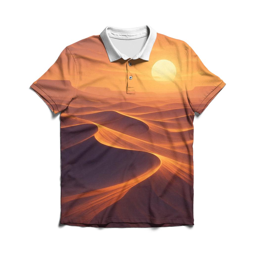 Saffron Dune Long Shadow Waltz personalized polo shirts