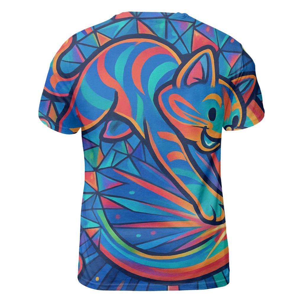 Kaleidoscope Dream Pounce artistic all-over print tops