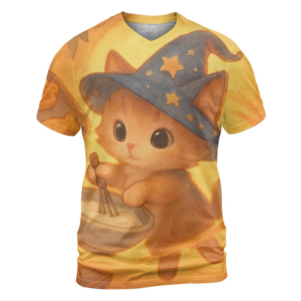 Sunrise Bakery Witch Kitten custom all-over print shirts