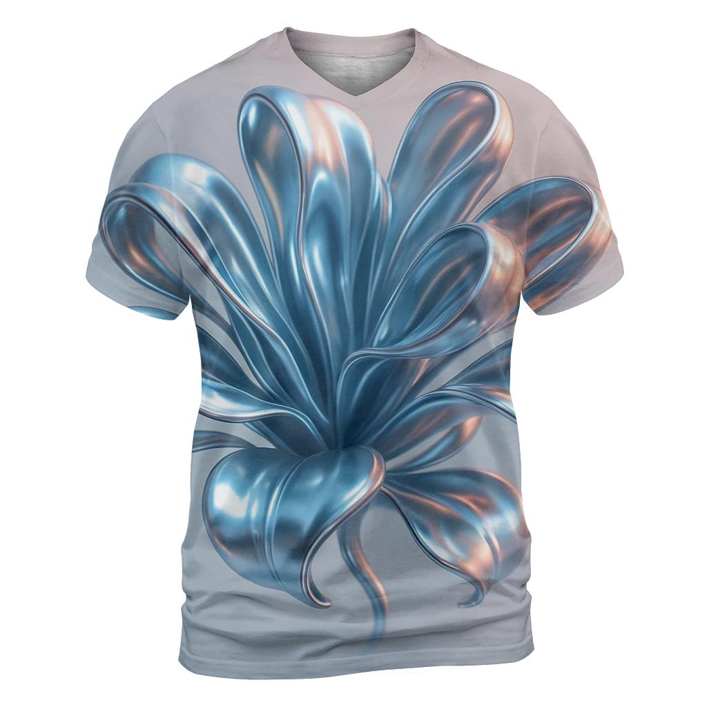 Chrome Mirage Bloom trendy printed shirt styles