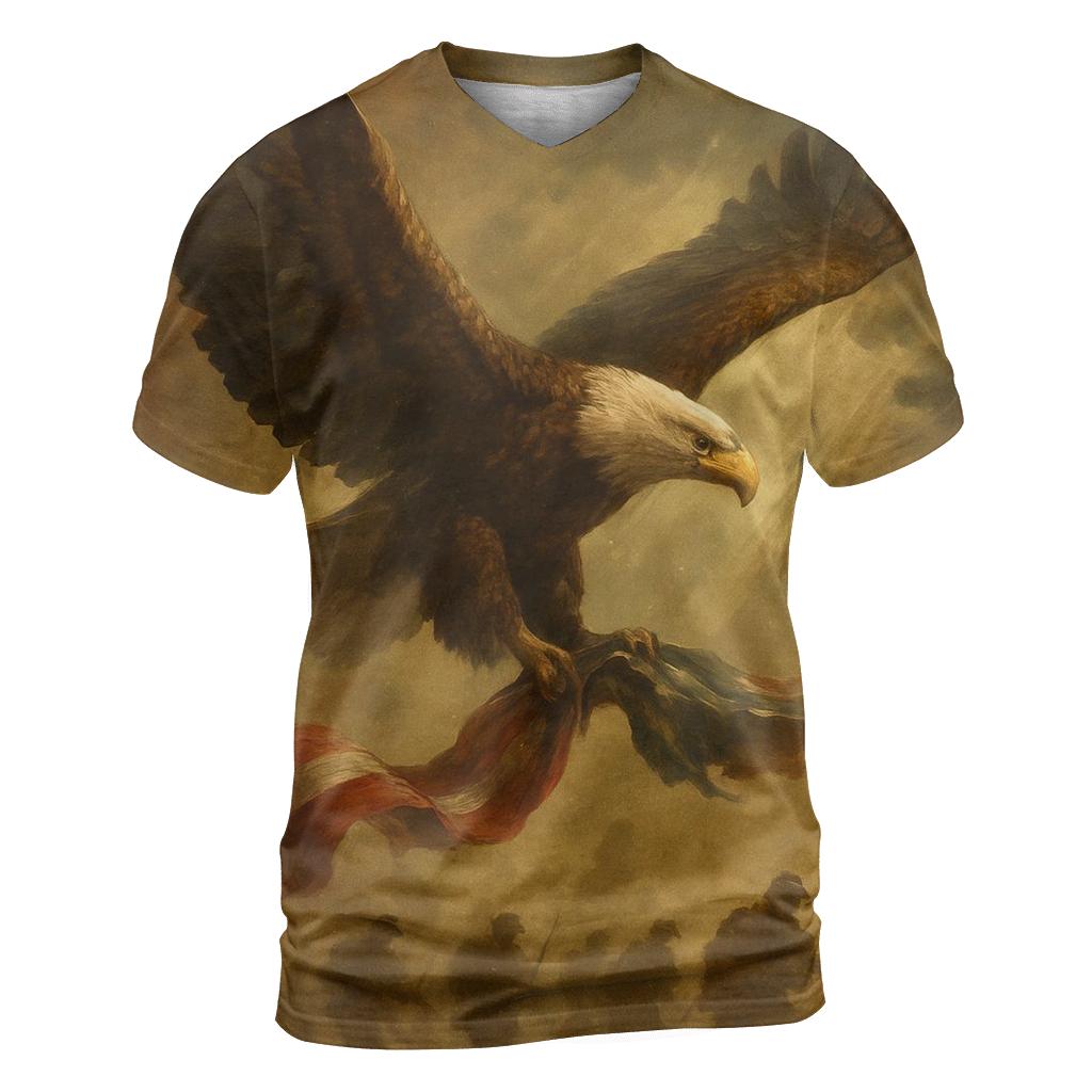 Eagle Over The Tattered Horizon custom all-over print shirts