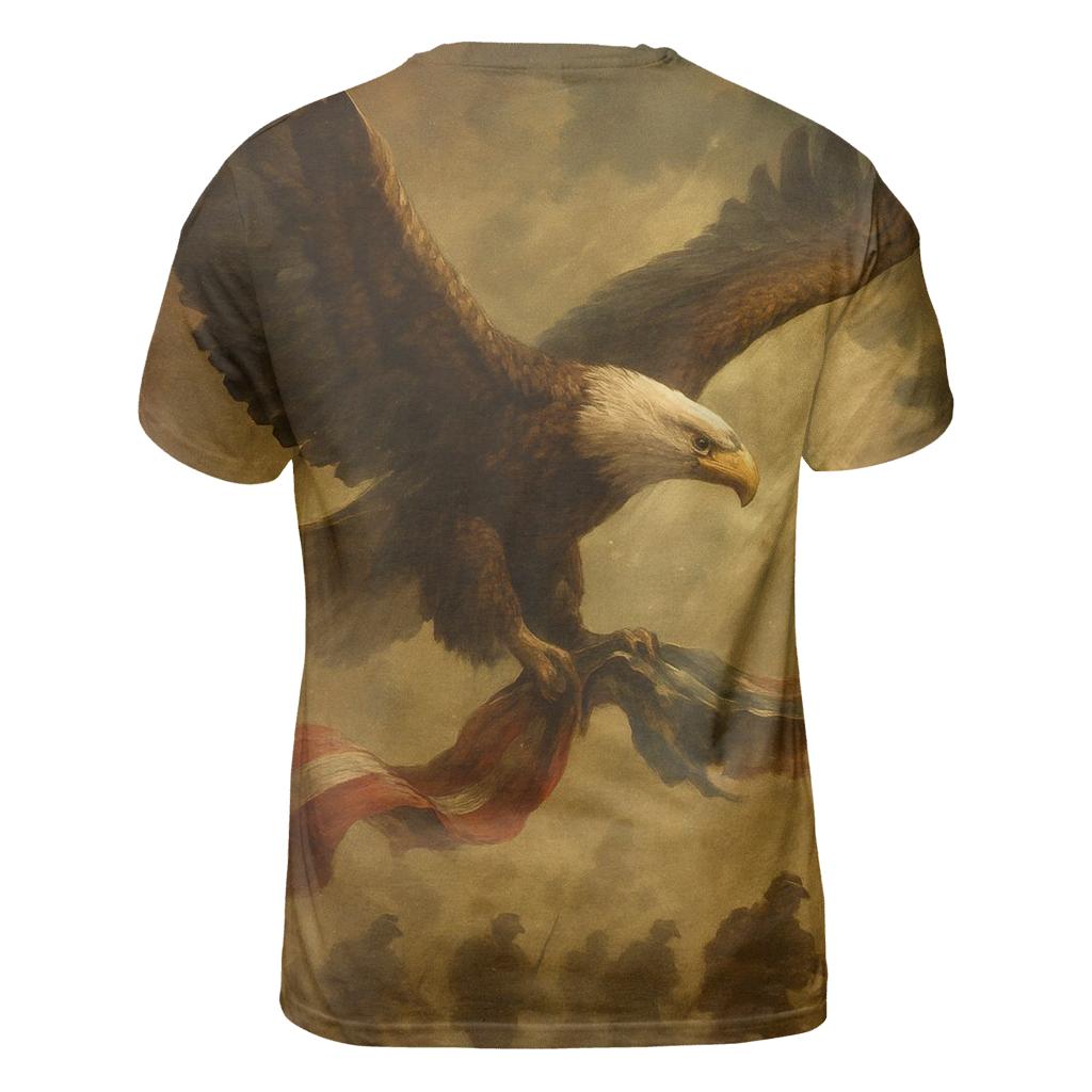 Eagle Over The Tattered Horizon custom all-over print shirts