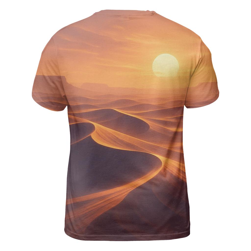 Saffron Dune Long Shadow Waltz unique graphic print tees