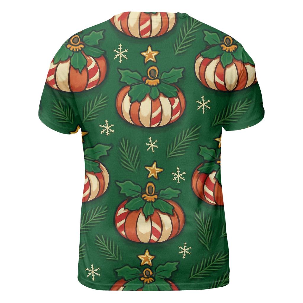 Emerald Noel Pumpkin Ornament Tessellation unique graphic print tees