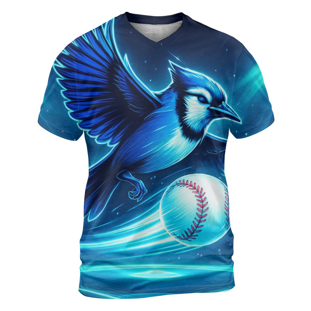 Blue Jays Aurora Diamond Surge creative print fashion shirts