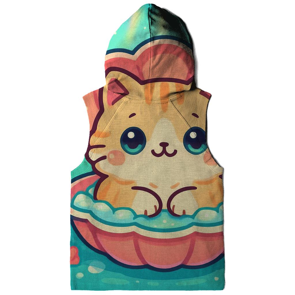 Aurora Bubble Bath Cat Spirit heavyweight hoodies