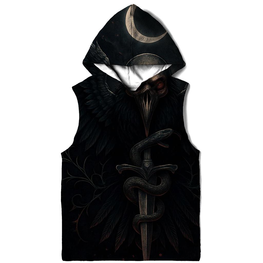 Obsidian Raven And The Dagger Moon custom hoodies
