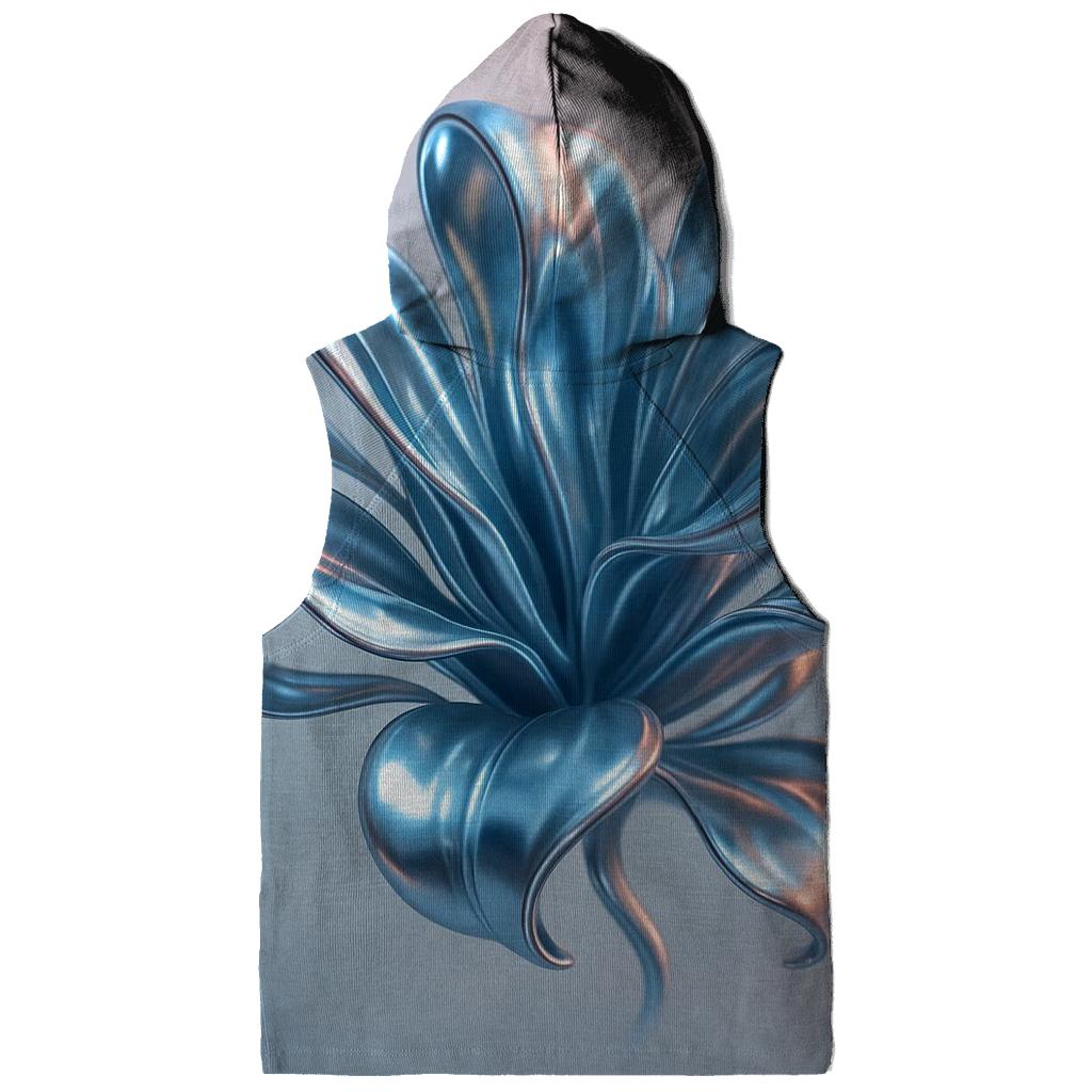 Chrome Mirage Bloom printed hoodies