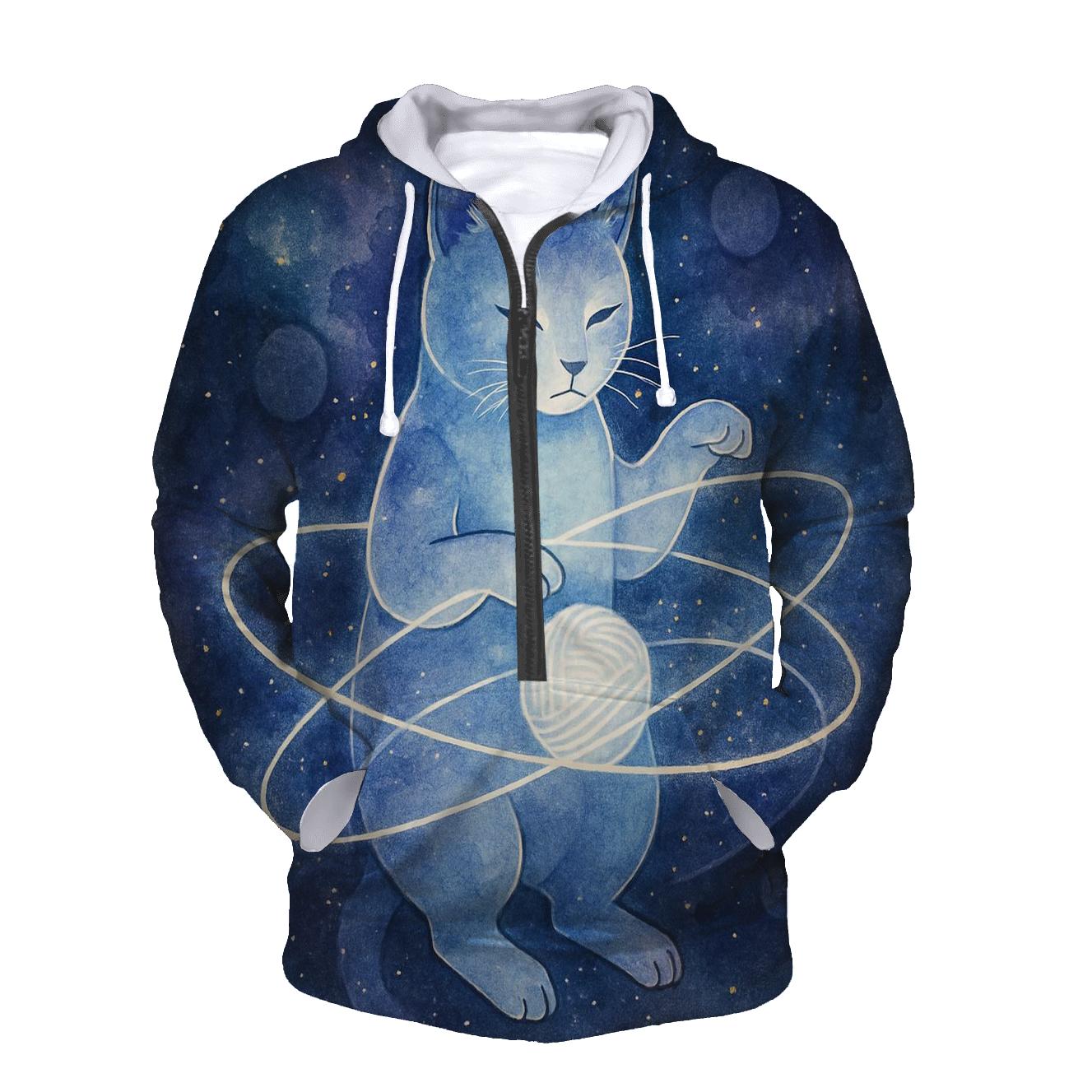 The Orbital Yarn Architect premium hoodies