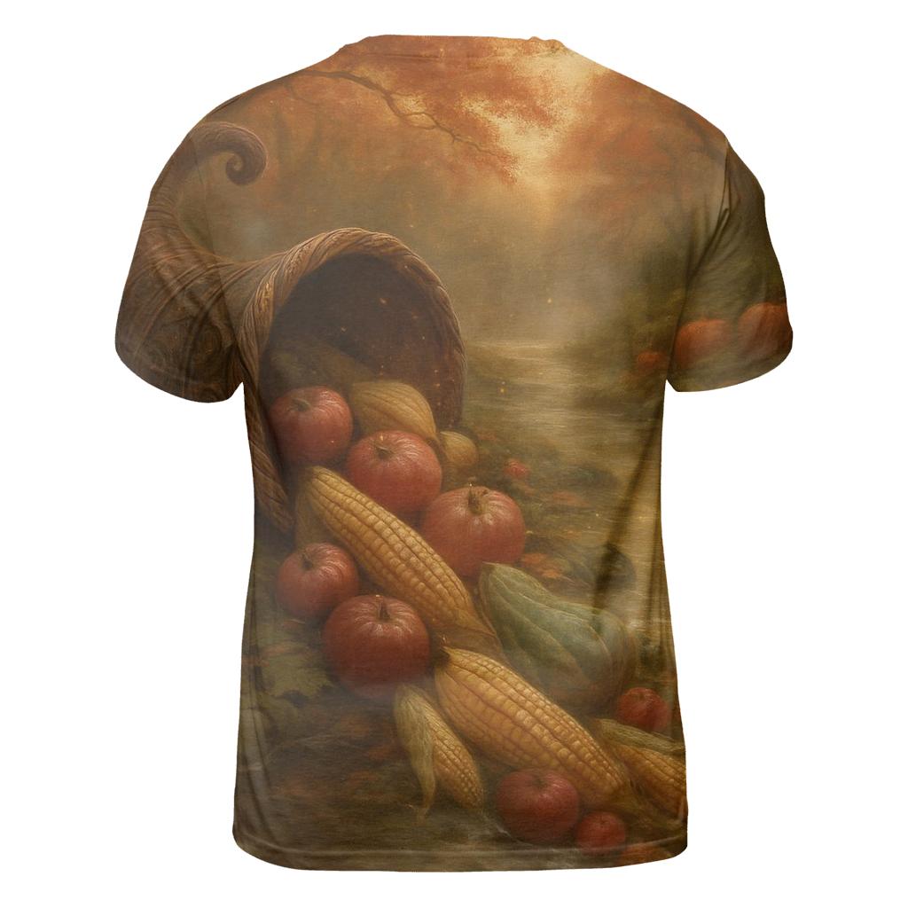 Enchanted Cornucopia River Of Abundance custom all-over print shirts