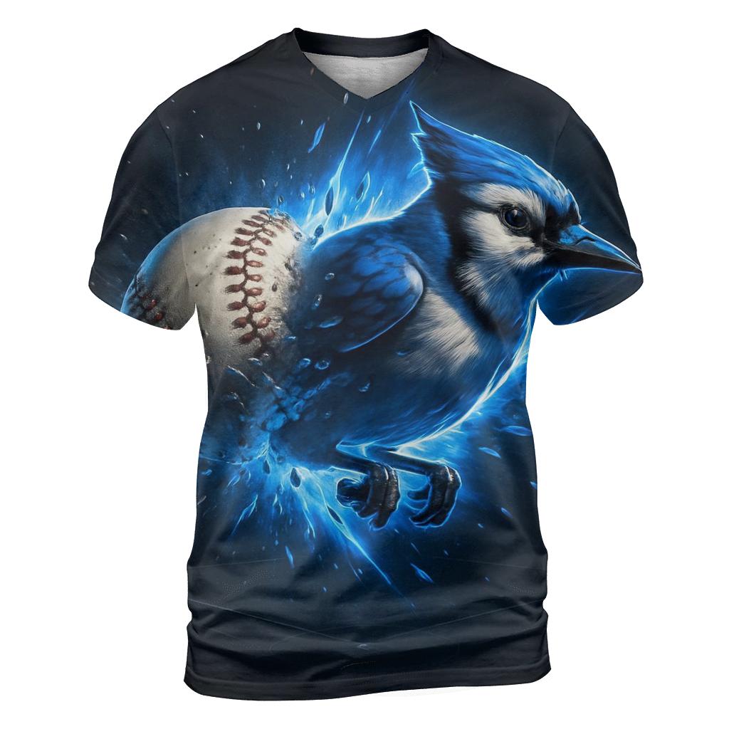 Midnight Flight Breakthrough Blue Jays trendy printed shirt styles