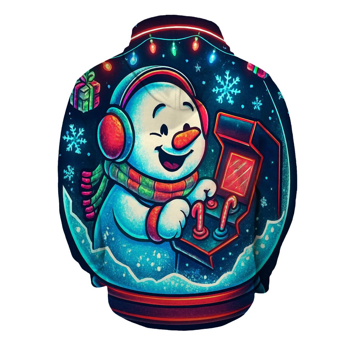 Snow Globe Arcade Chaos hoodie styles