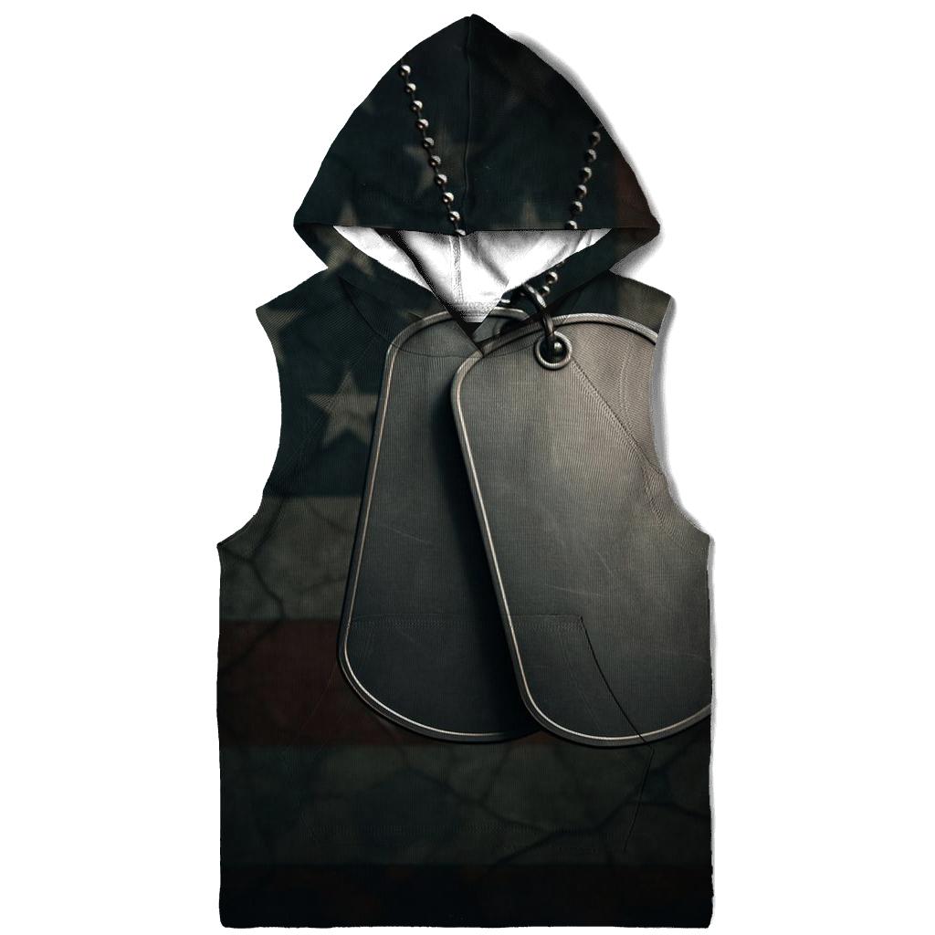 Dog Tags In The Flagglass Glow hoodie styles